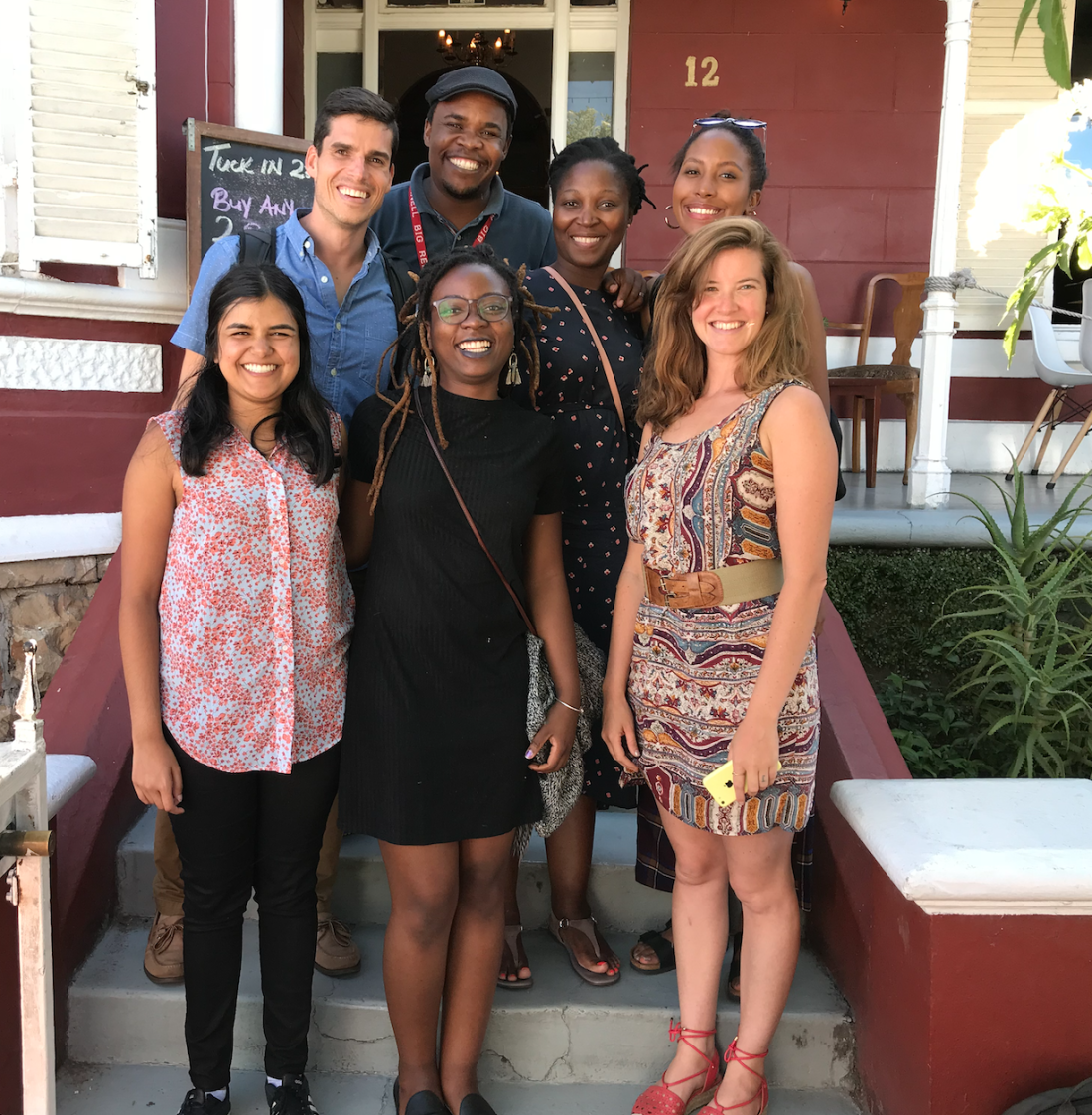 Group shot of Ahmed and the Cornell SMART team