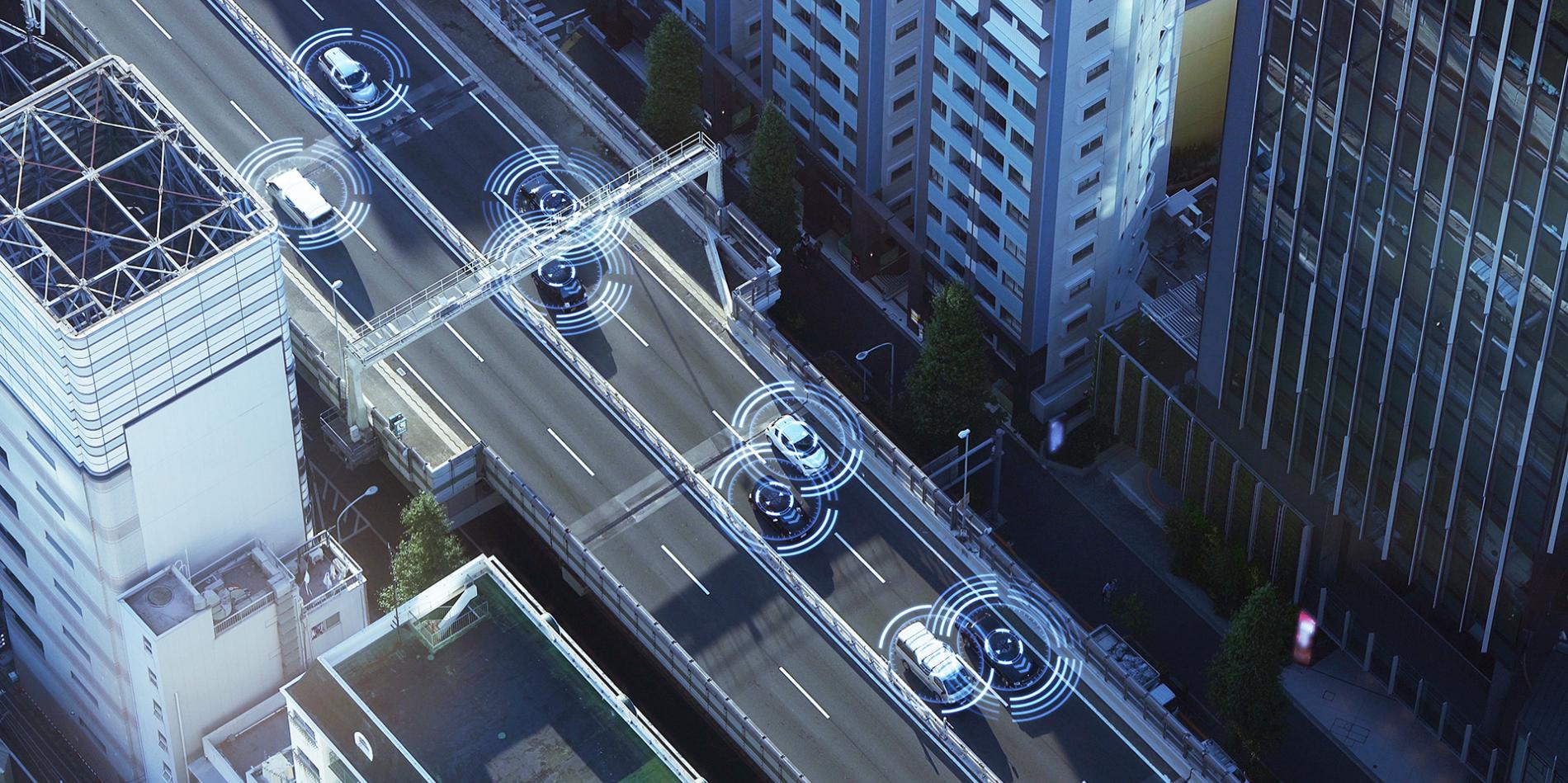 Automotive sensing system concept. Shutterstock