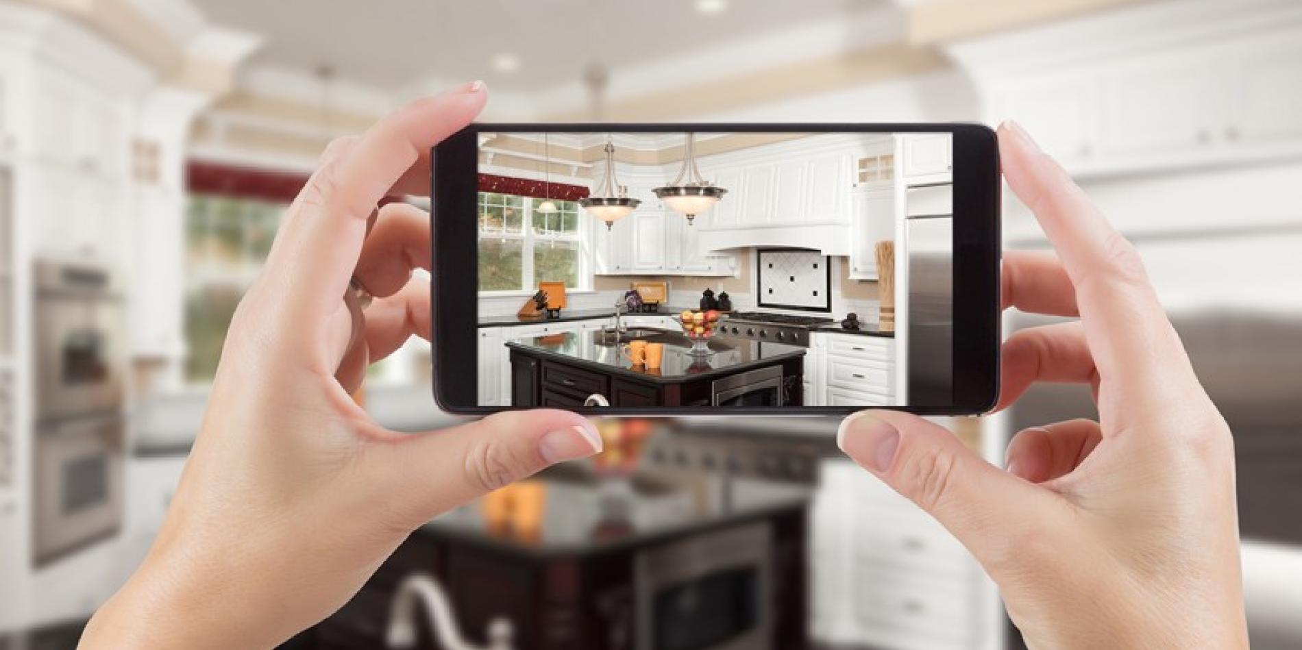 Taking photo of room