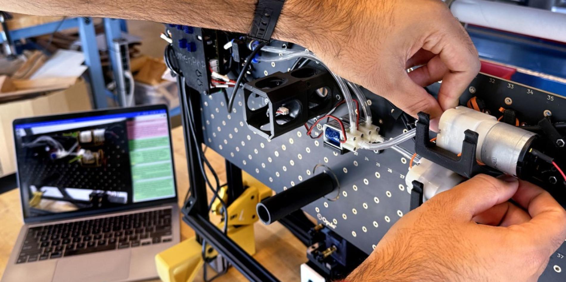 A user following SplatOverflow instructions to fix an issue with their pick and place machine.