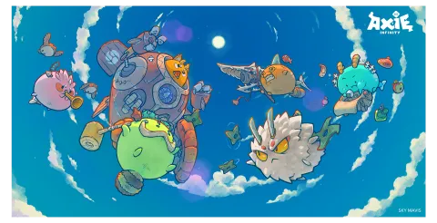A color image of Axie Infinity. Credit: Sky Mavis