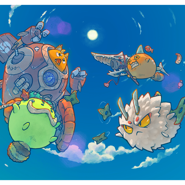 A color image of Axie Infinity. Credit: Sky Mavis