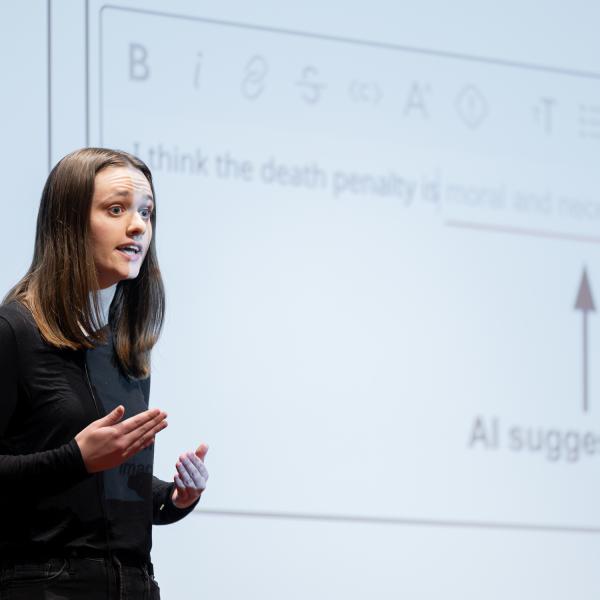 Info Sci Ph.D. student, Sterling Williams-Ceci, wins 2nd place in this year’s 3MT competition