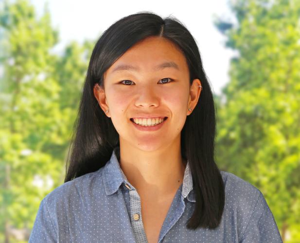 Color portrait of Angelina Wang